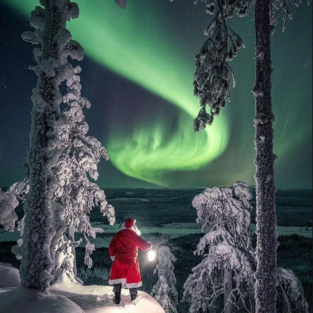 Santa Claus in Lapland Finland