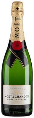 Bottle of Moët & Chandon Imperial Brut champagne