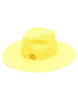 Ruslan Baginskiy yellow straw hat