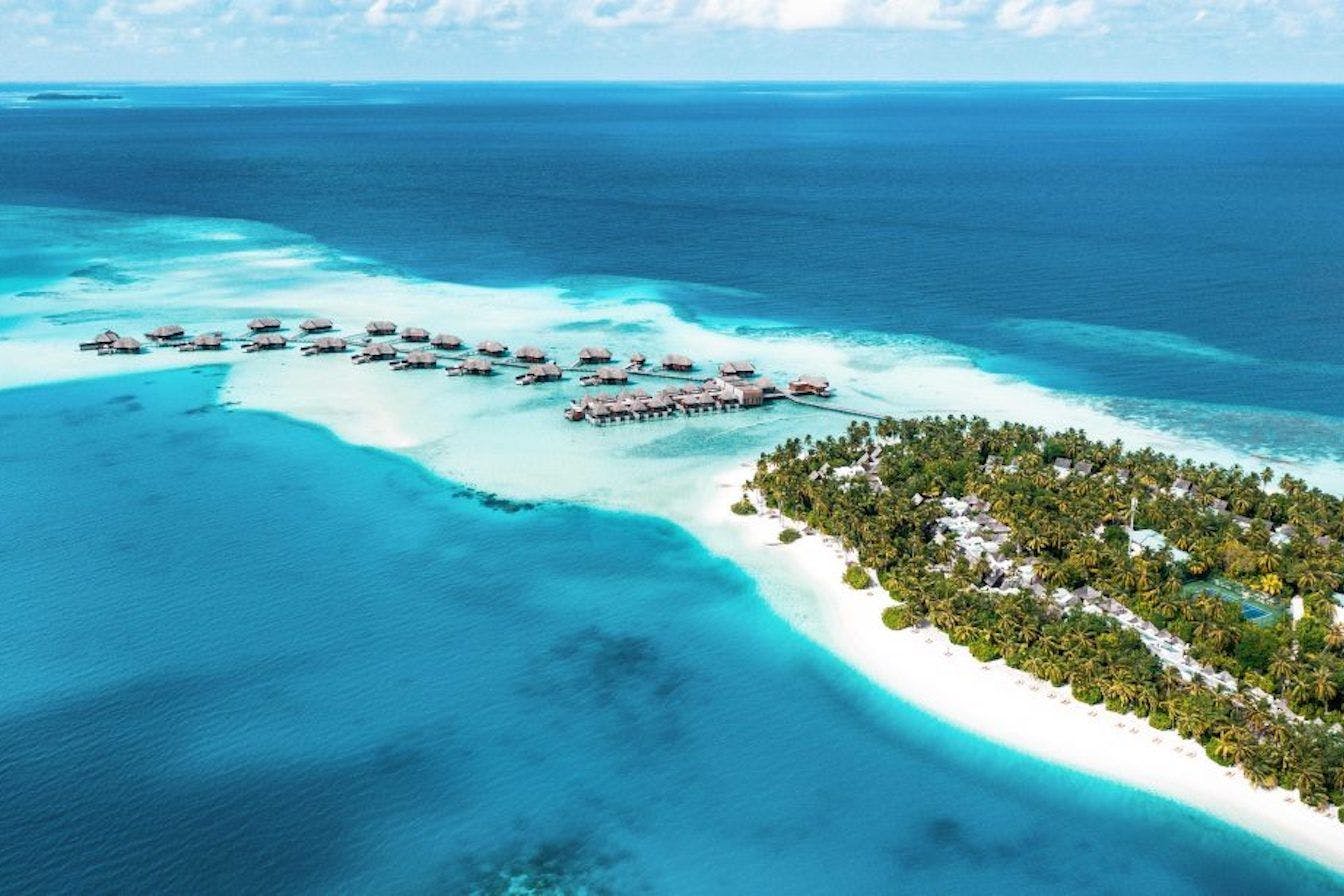 Conrad hotel in Rengali island in Maldives