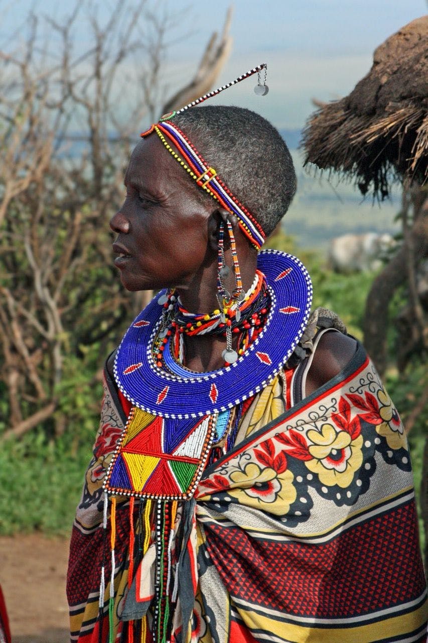 Maasai tribe in Kenya.