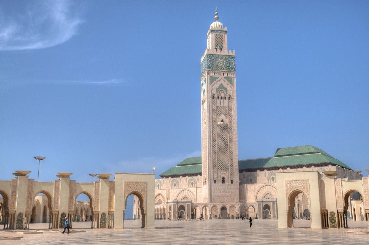  Hassan II Mosque in Casablanca, Morocco