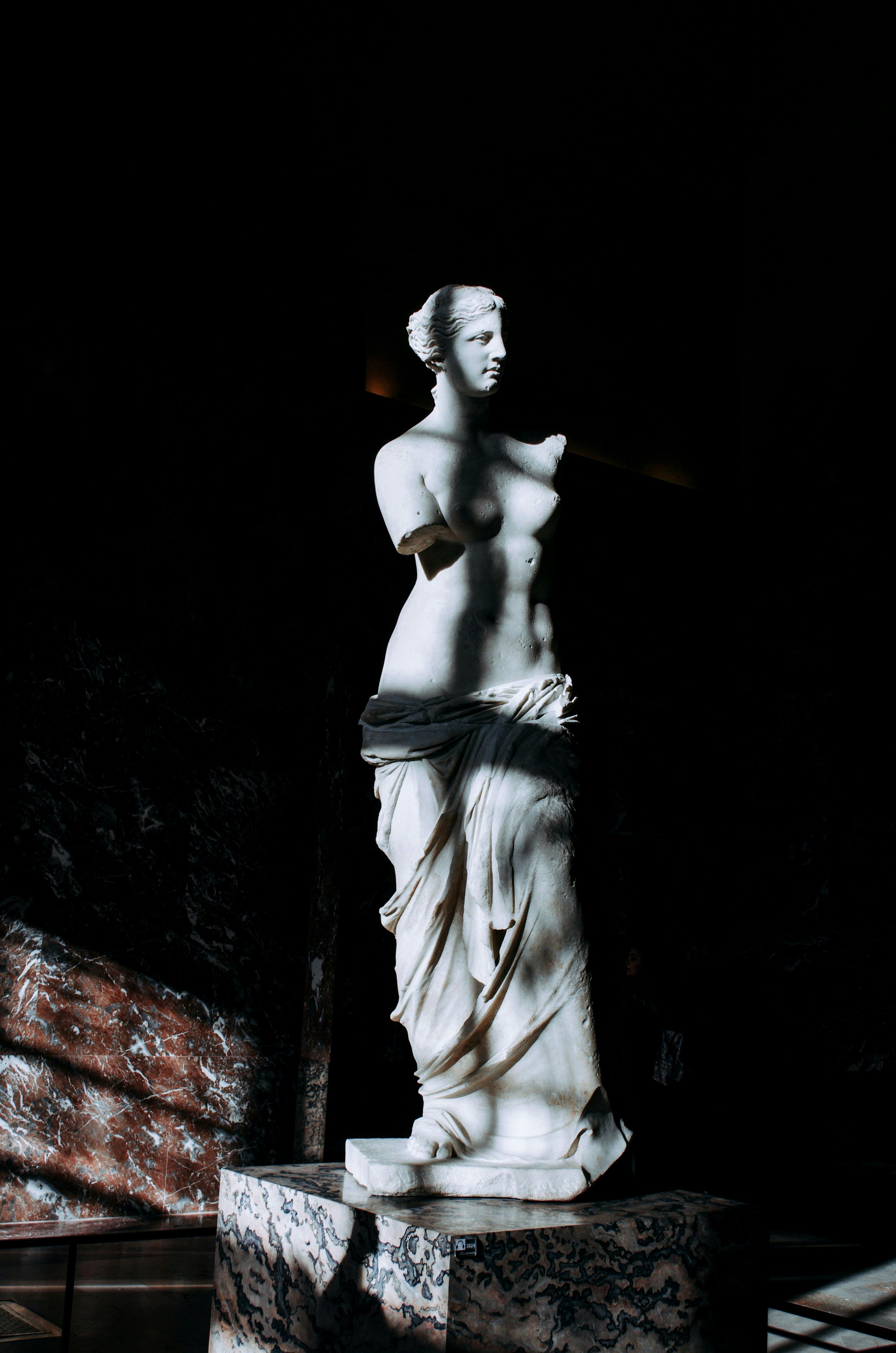 Milo's Venus in Louvre museum in Paris.