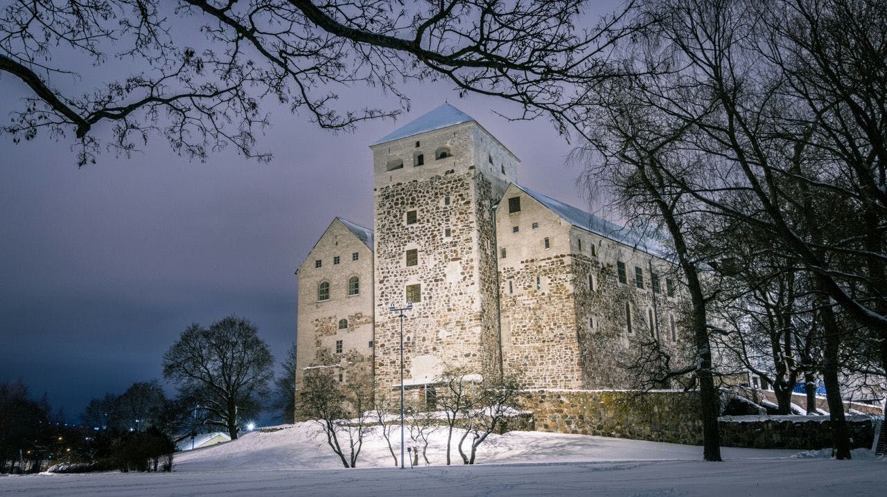 View on Turku Castle in Finland.