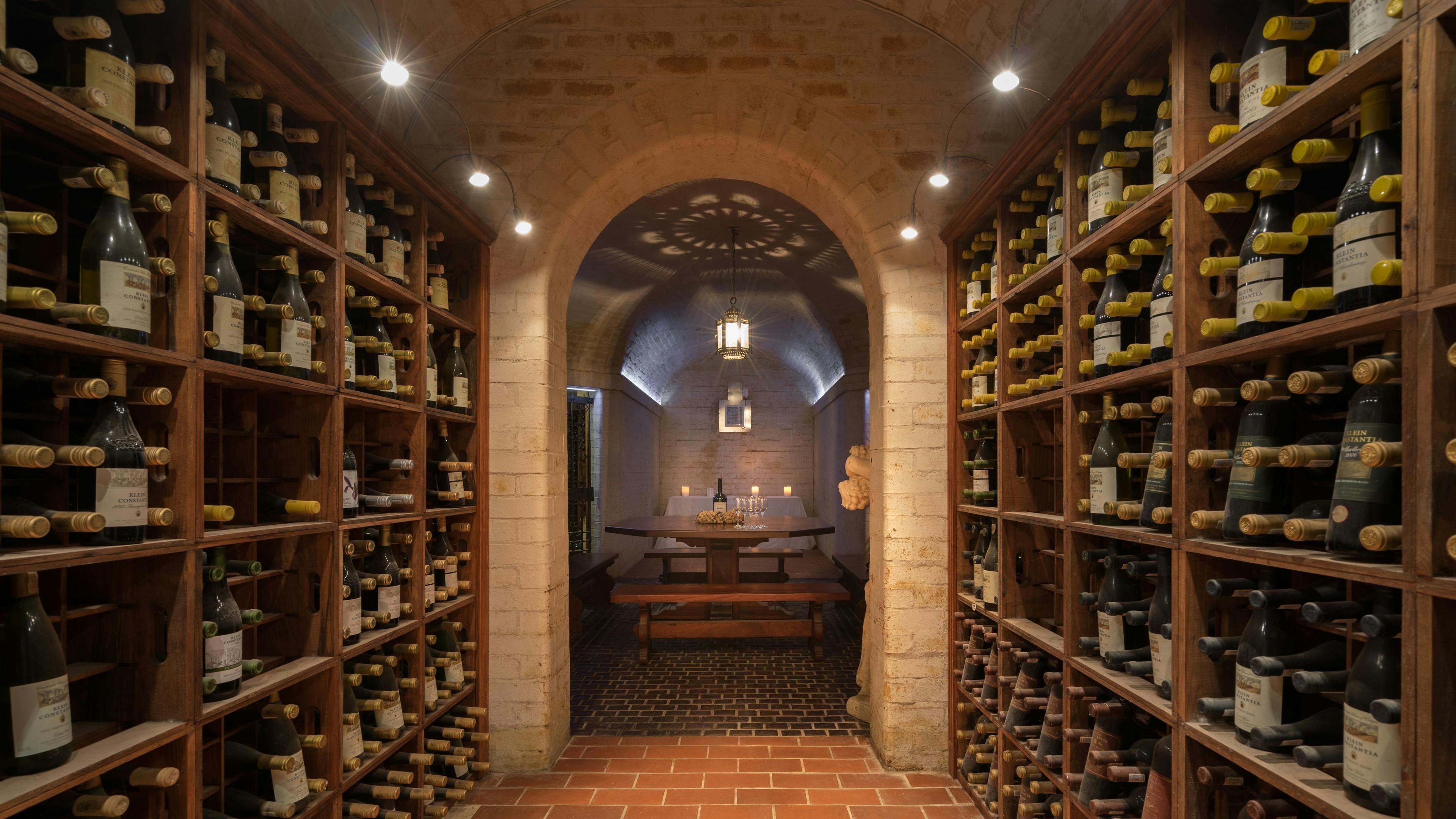 Wine cellar of Klein Constantia in Cape Town South Africa.