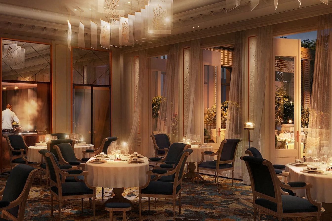 Hotel Ritz restaurant in Paris