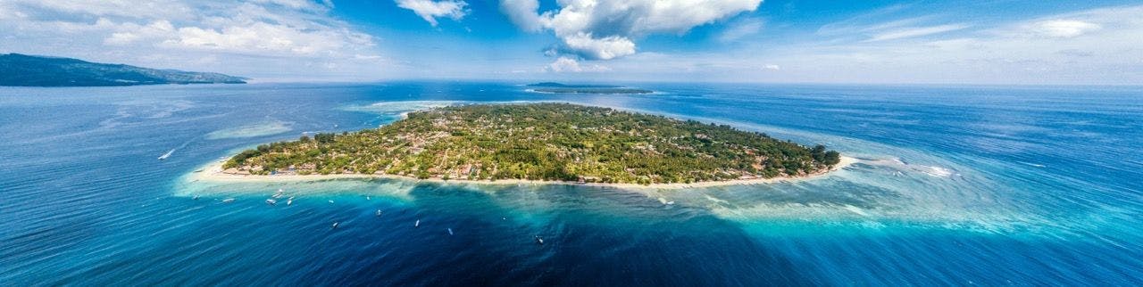 Gili Islands in Indonesia.