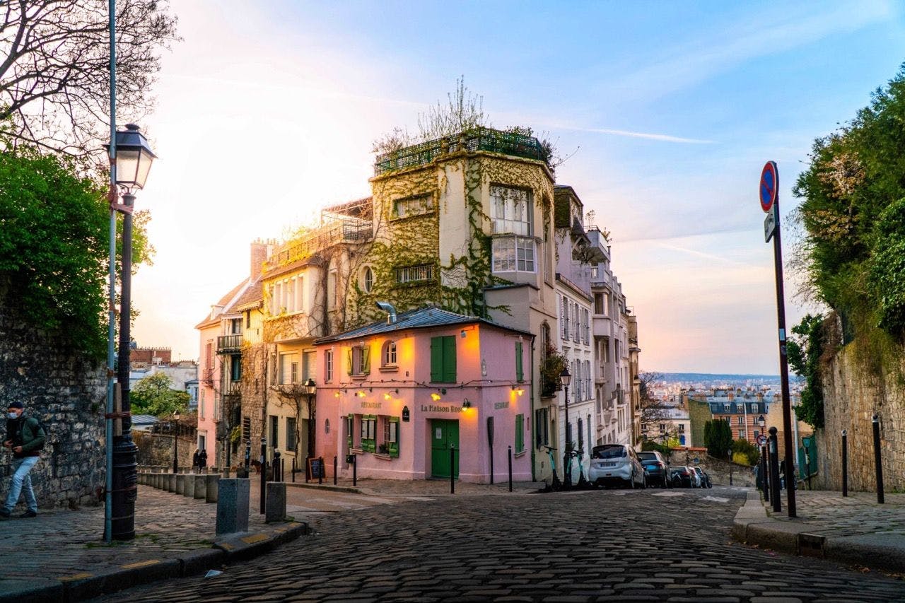 La Maison Rosé in Paris, Montmartre.