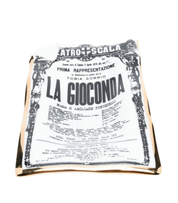 Fornasetti La Gioconda printed serving plate