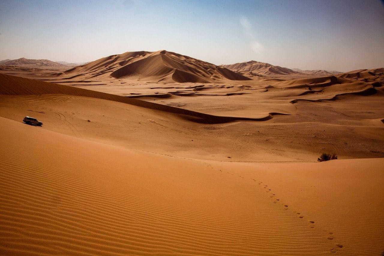 Rub' al Khali desert in Oman