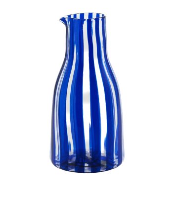Aquazzura blue and white striped carafe