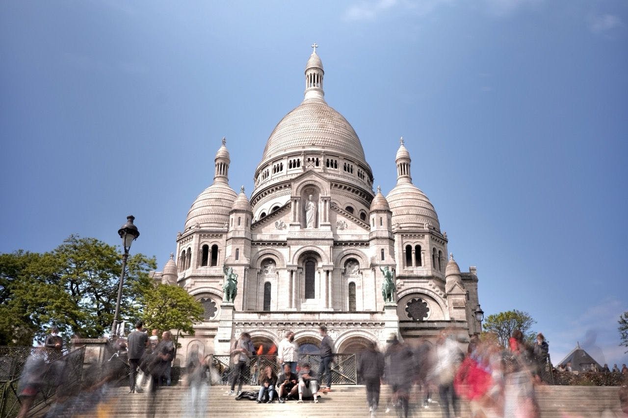 Sacré-Cœur Basilica in Paris.
