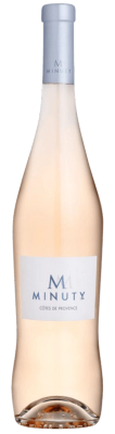 Bottle of French rose wine by Château Minuty