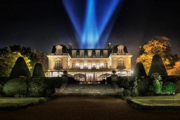 View on Domaine les Crayères in Champagne region in France.