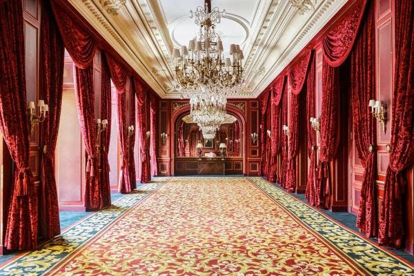 View on hotel InterContinental Paris Le Grand in Paris France.