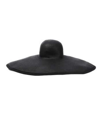 Max Mara black straw hat