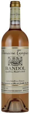 Bottle of French rose wine by Domaine Tempier