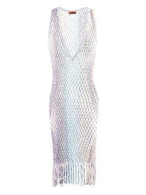 Metallic mesh maxi dress by Missoni.