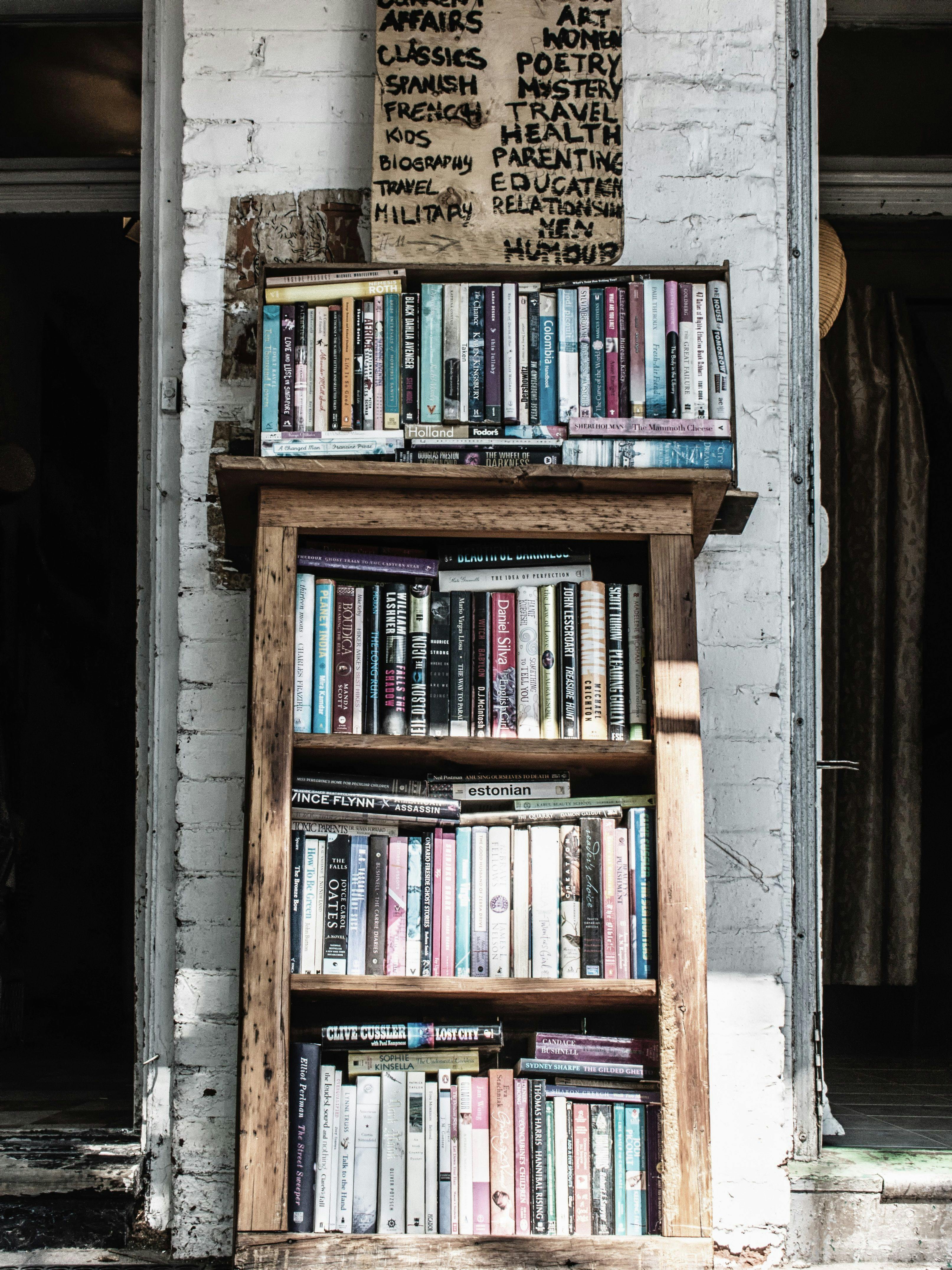 Old bookstore in Kensington Market in Toronto.