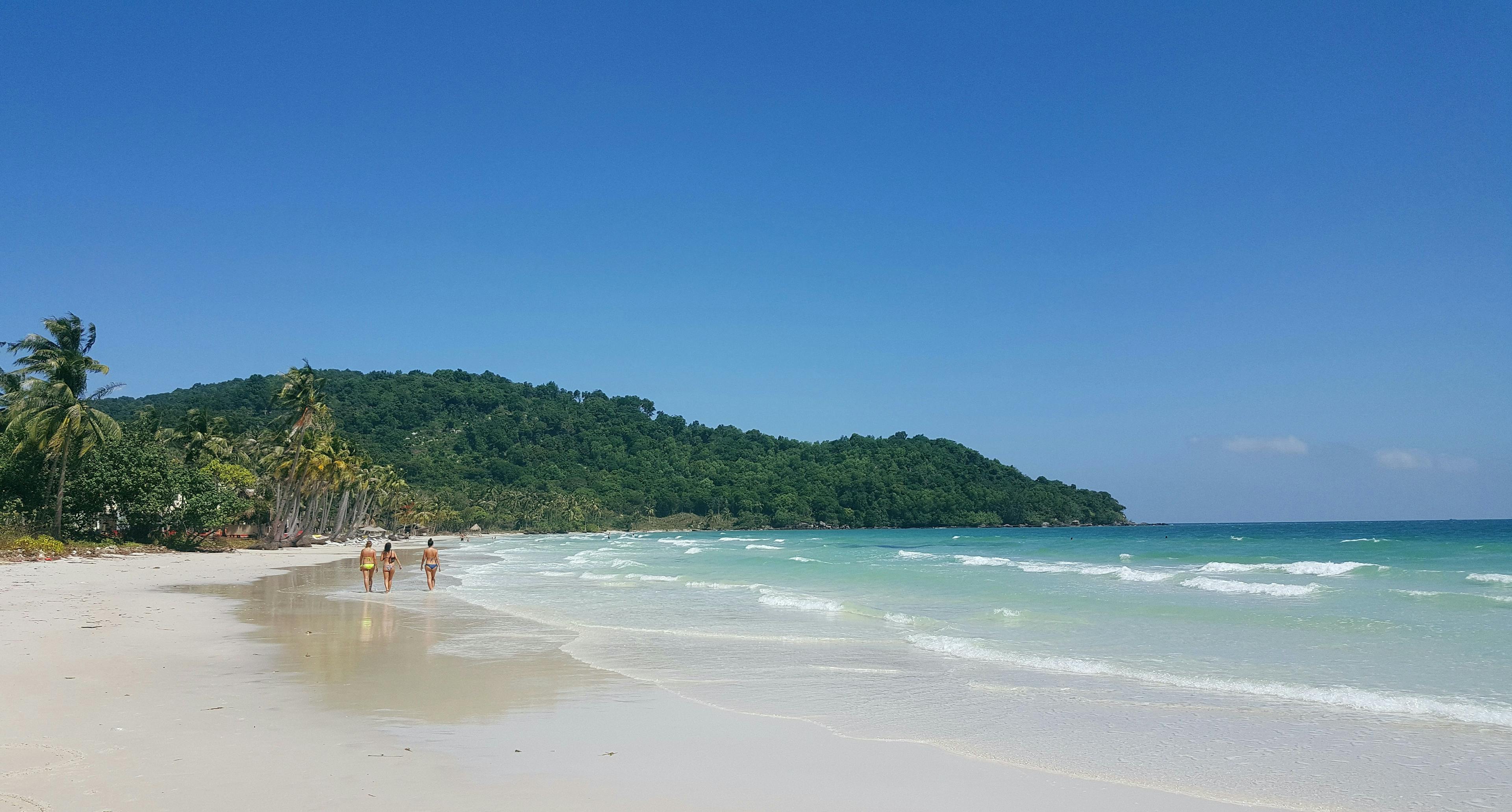 Beach on Phu Quoc island in Vietnam.