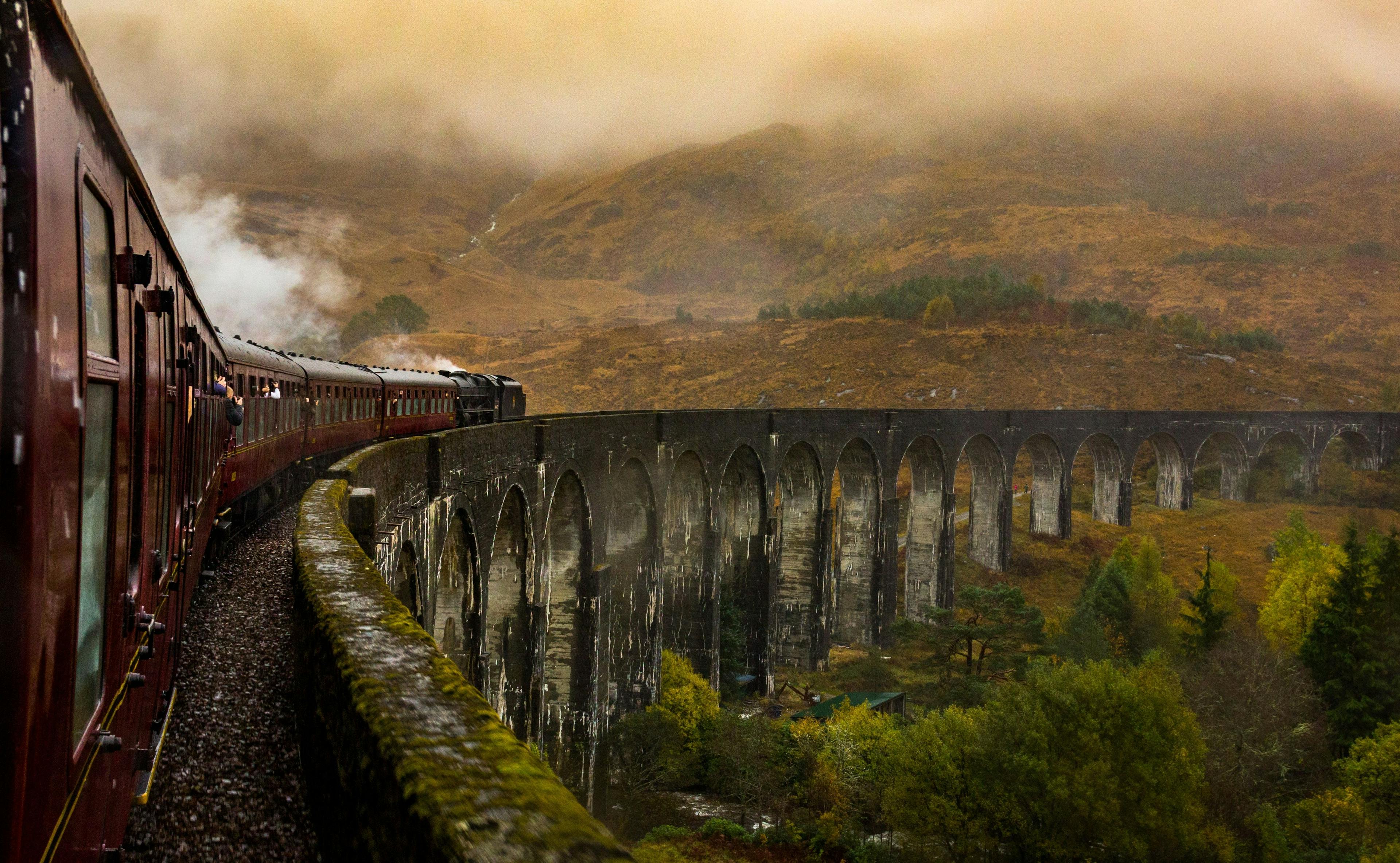 Jacobite Steam Train in Scotland.