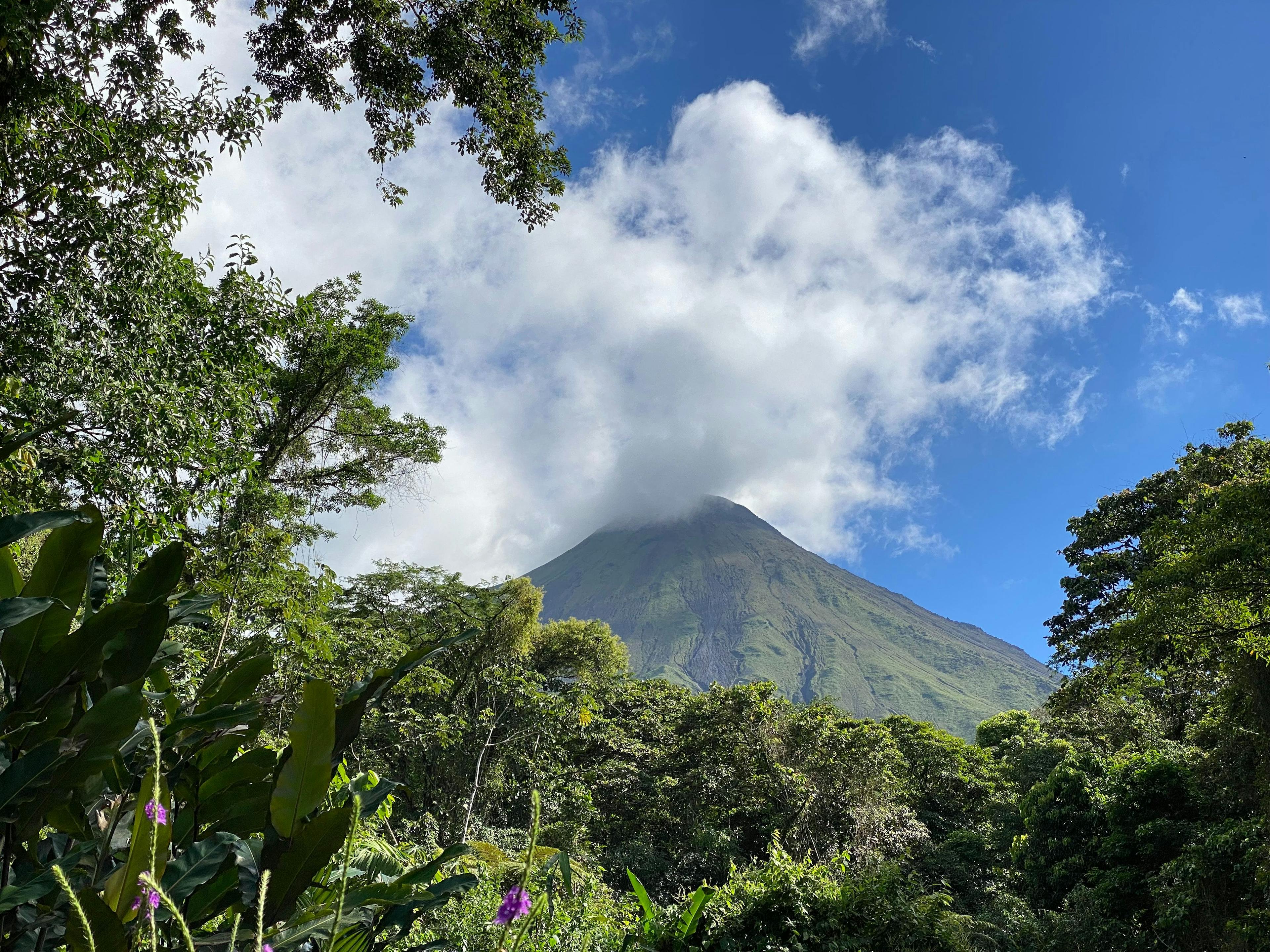 Arenal volcano in Arenal National Park in Costa Rica.