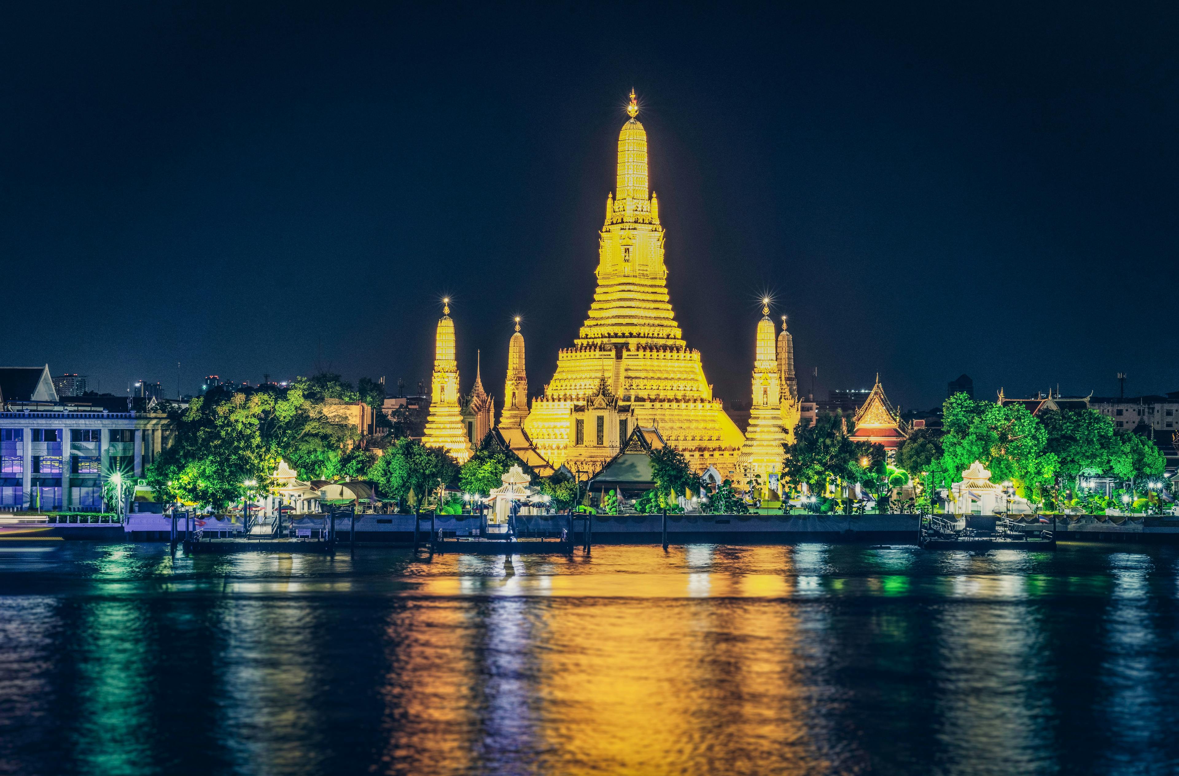 Wat Arun temple in Bangkok Thailand.
