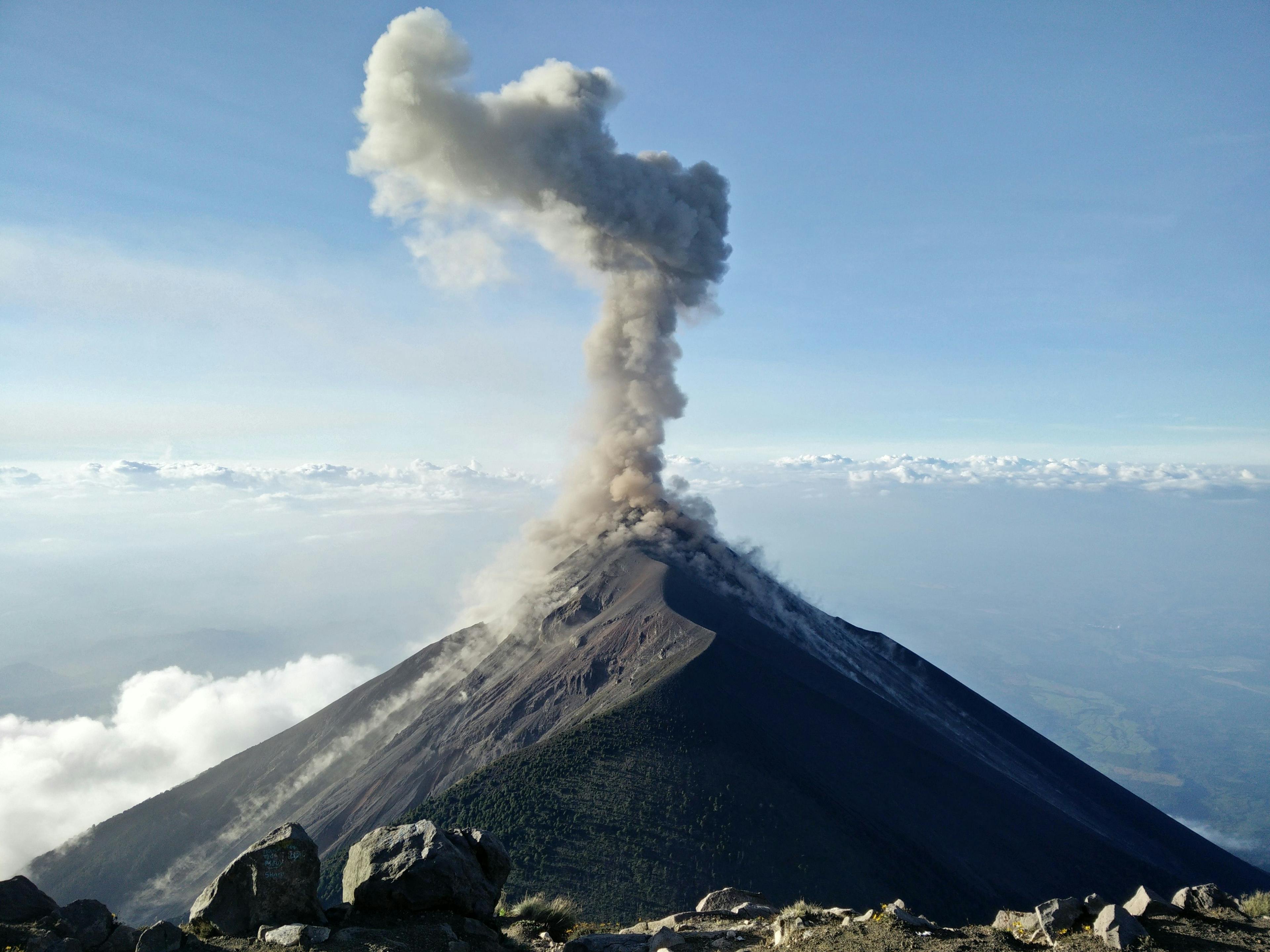 Acatenango Volcano in Guatemala.