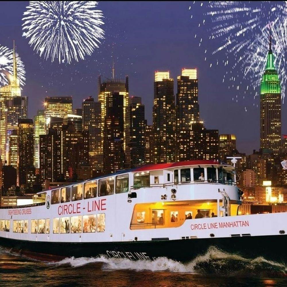 New Year river cruise on Hudson River