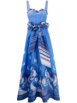 Zimmermann blue maxi dress