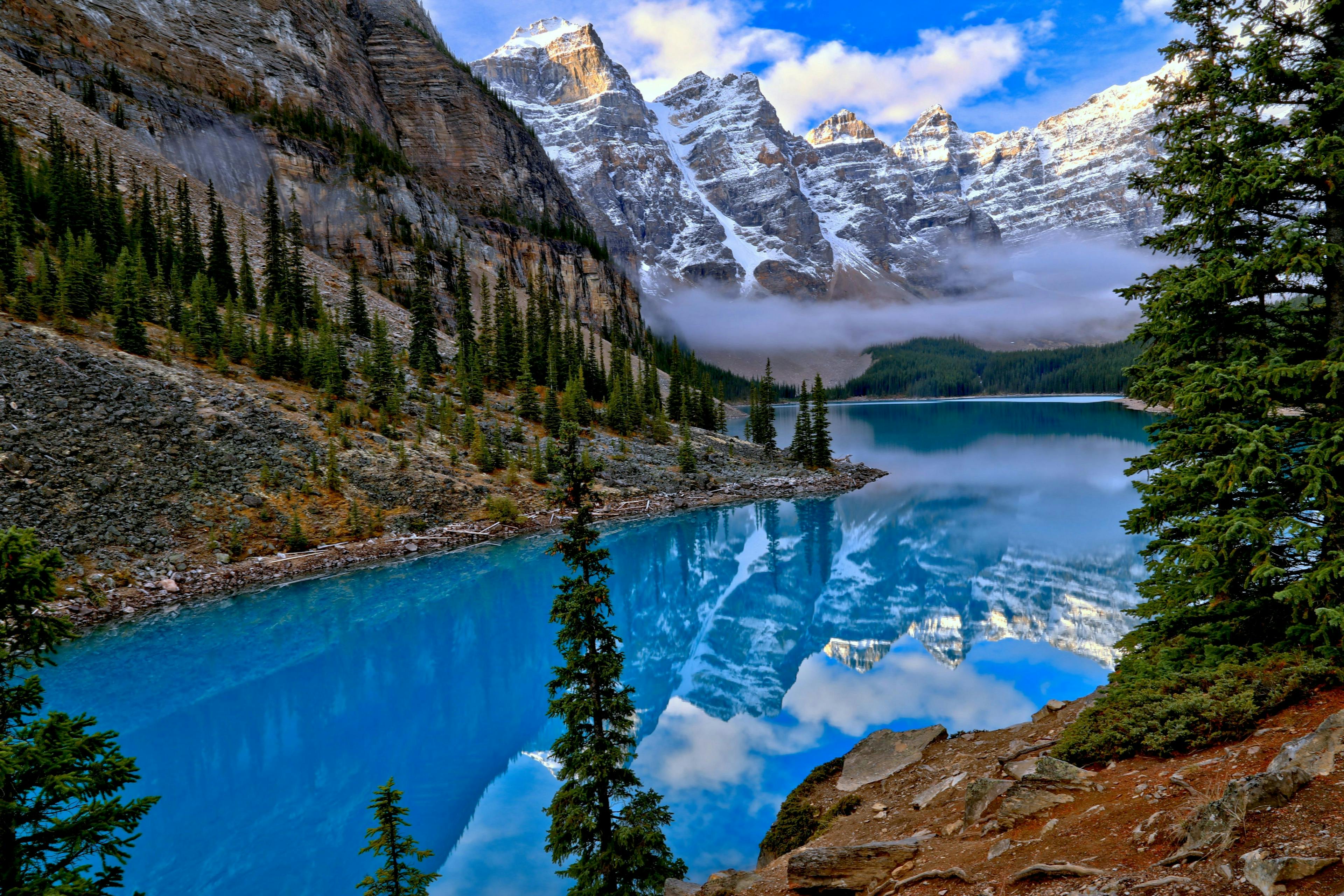 View on Banff National Park in Canada.
