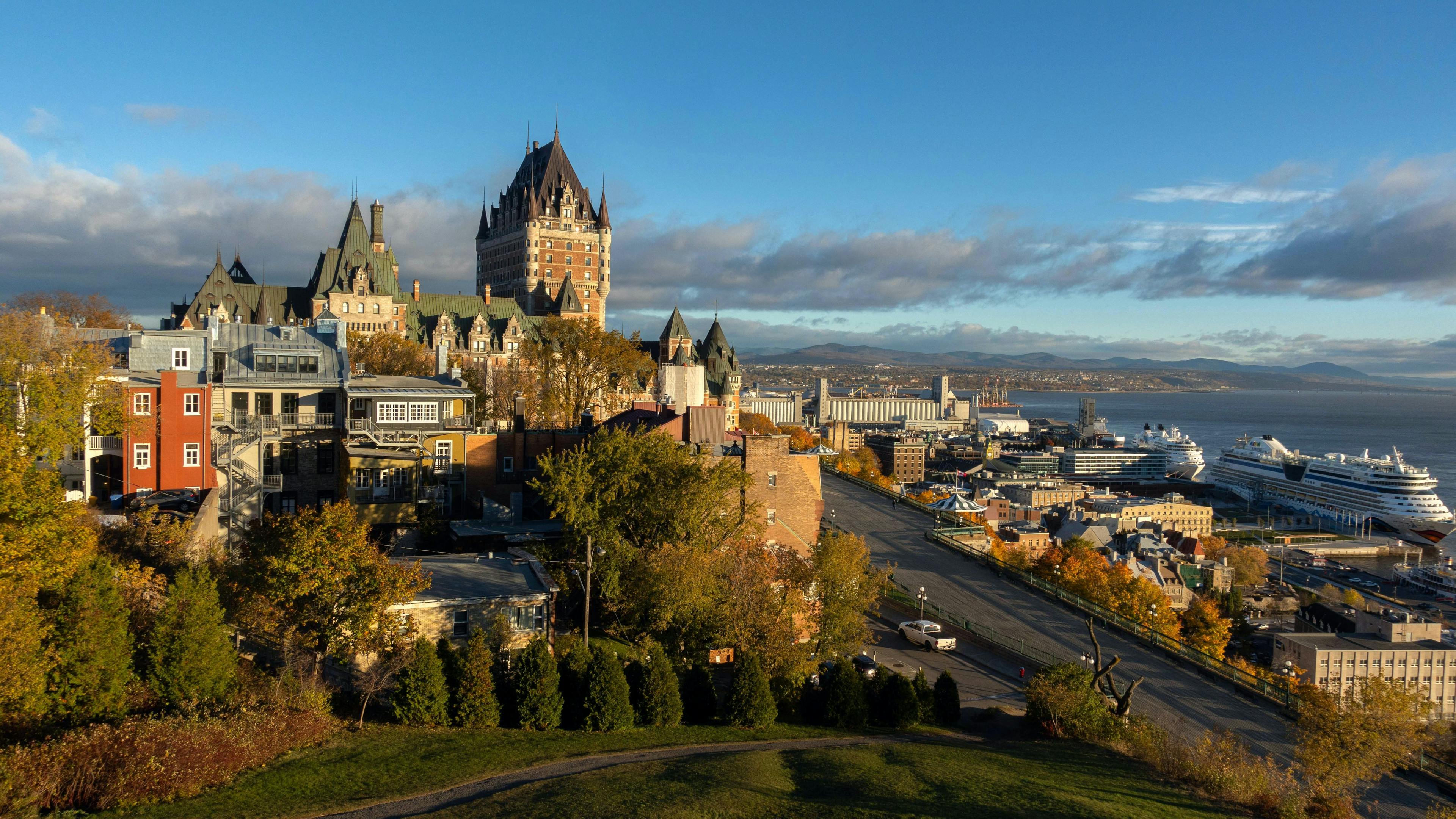 View on Quebec City in Canada.