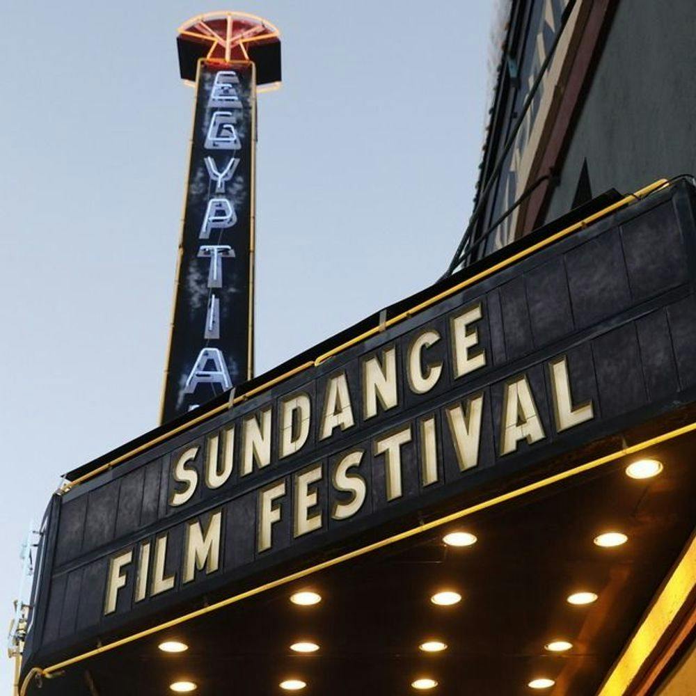 Sundance Film Festival in movie theater