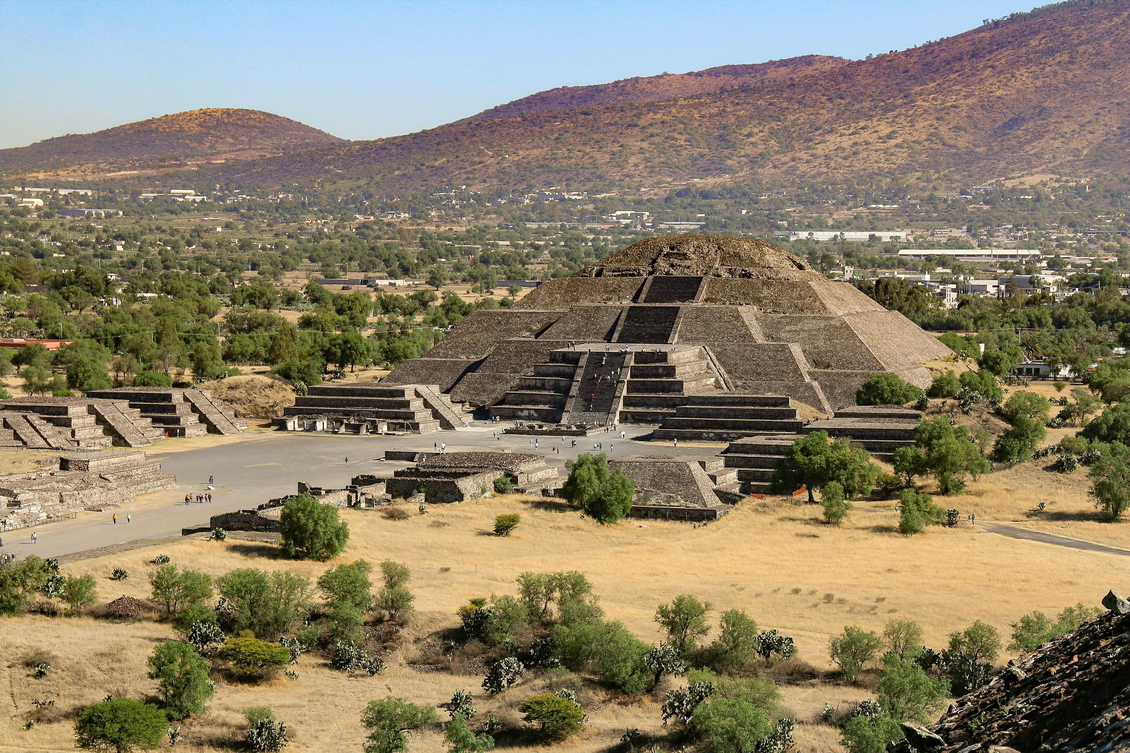 Ancient ruins of Teotihuacan in Mexico.