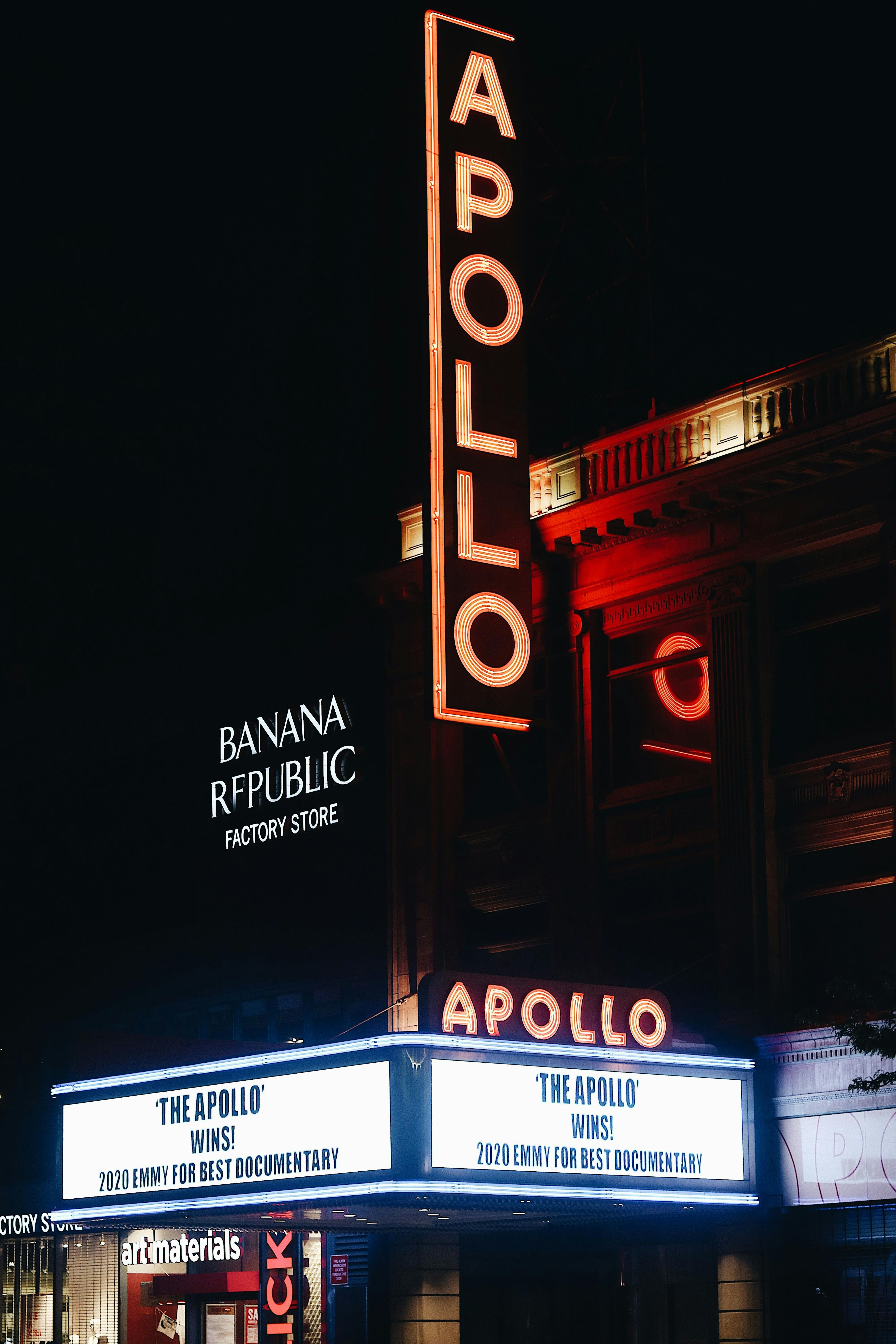 Apollo Theater in Harlem New York.