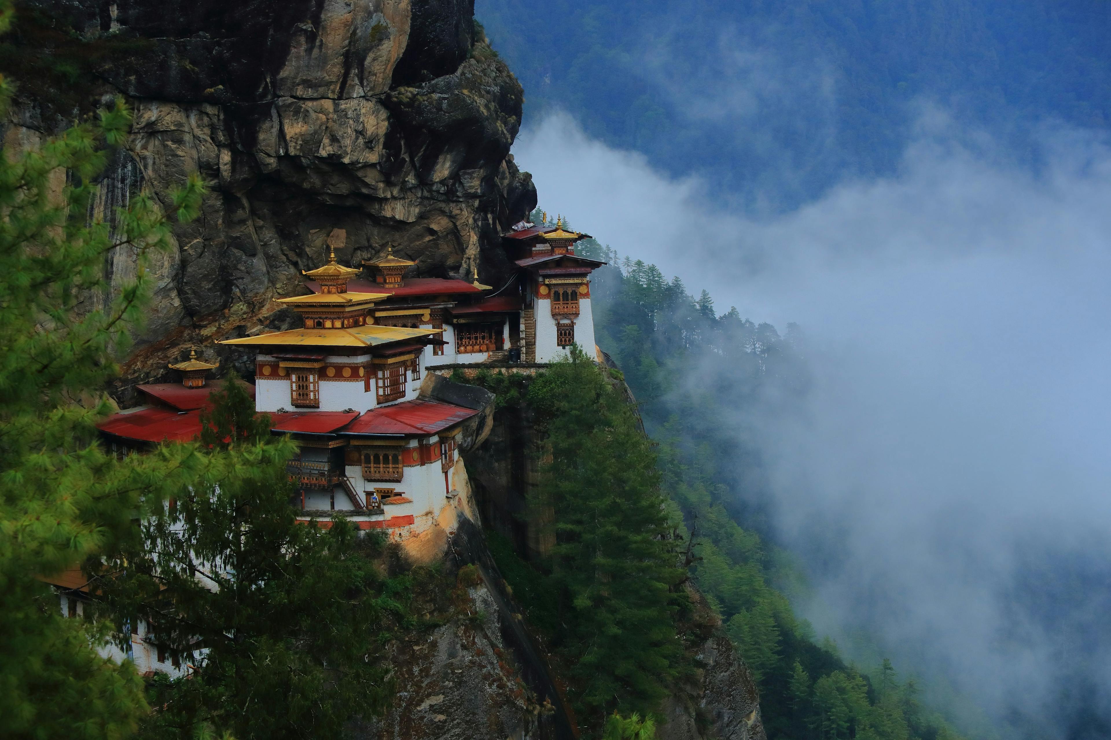 Tiger's Nest monastery in Bhutan.