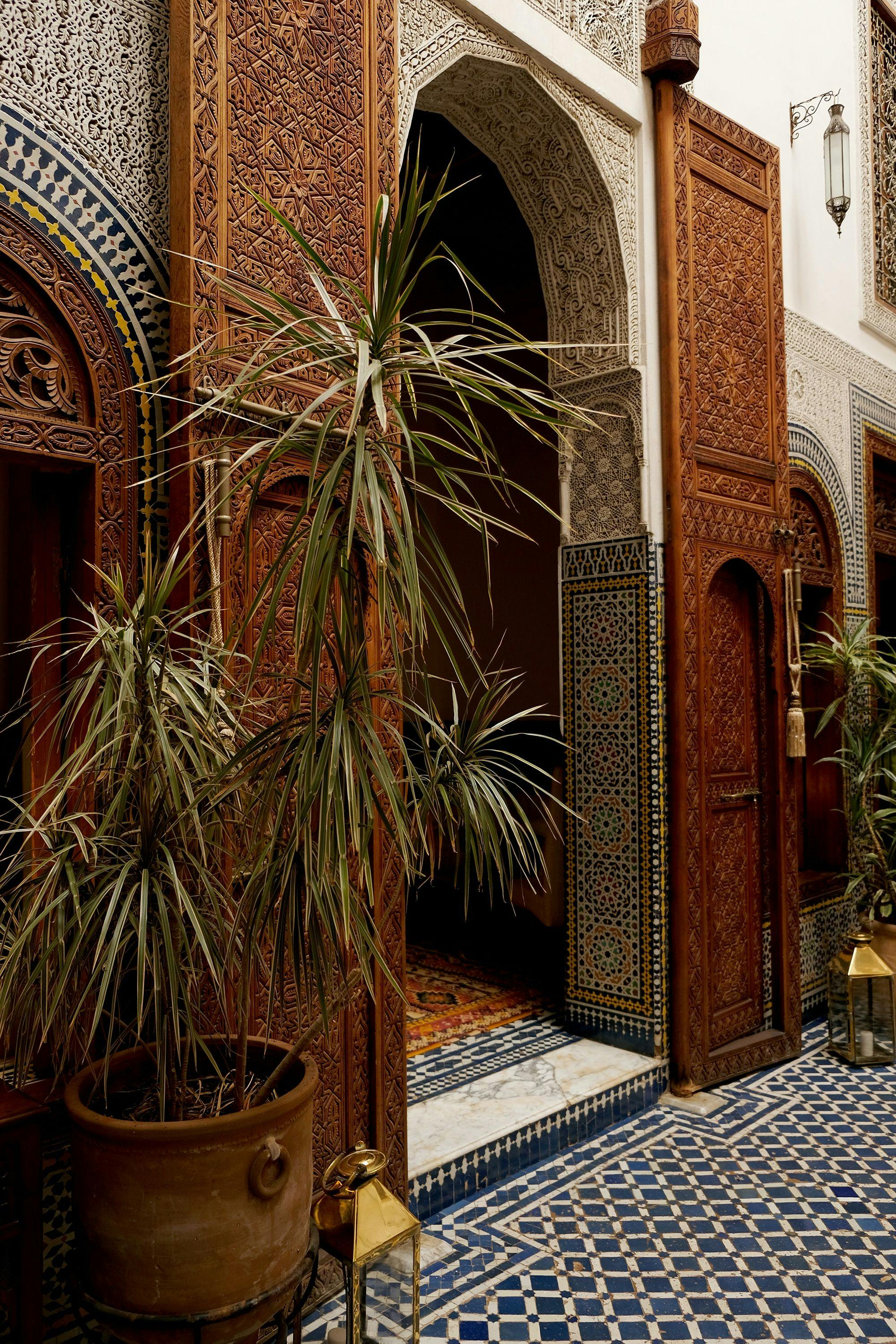 Doorway in Fes, Morocco.