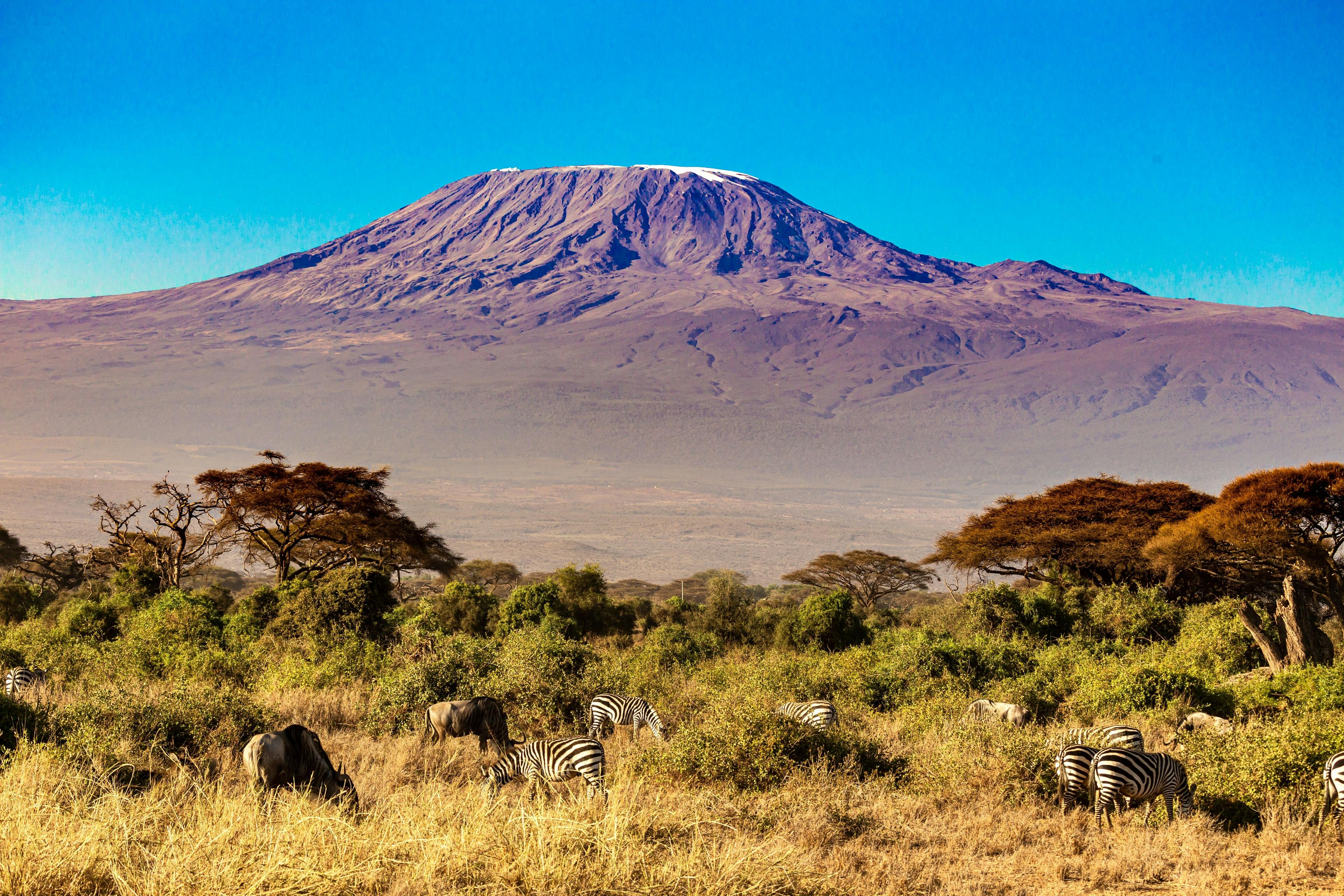 Mount Kilimanjaro in Kenya.