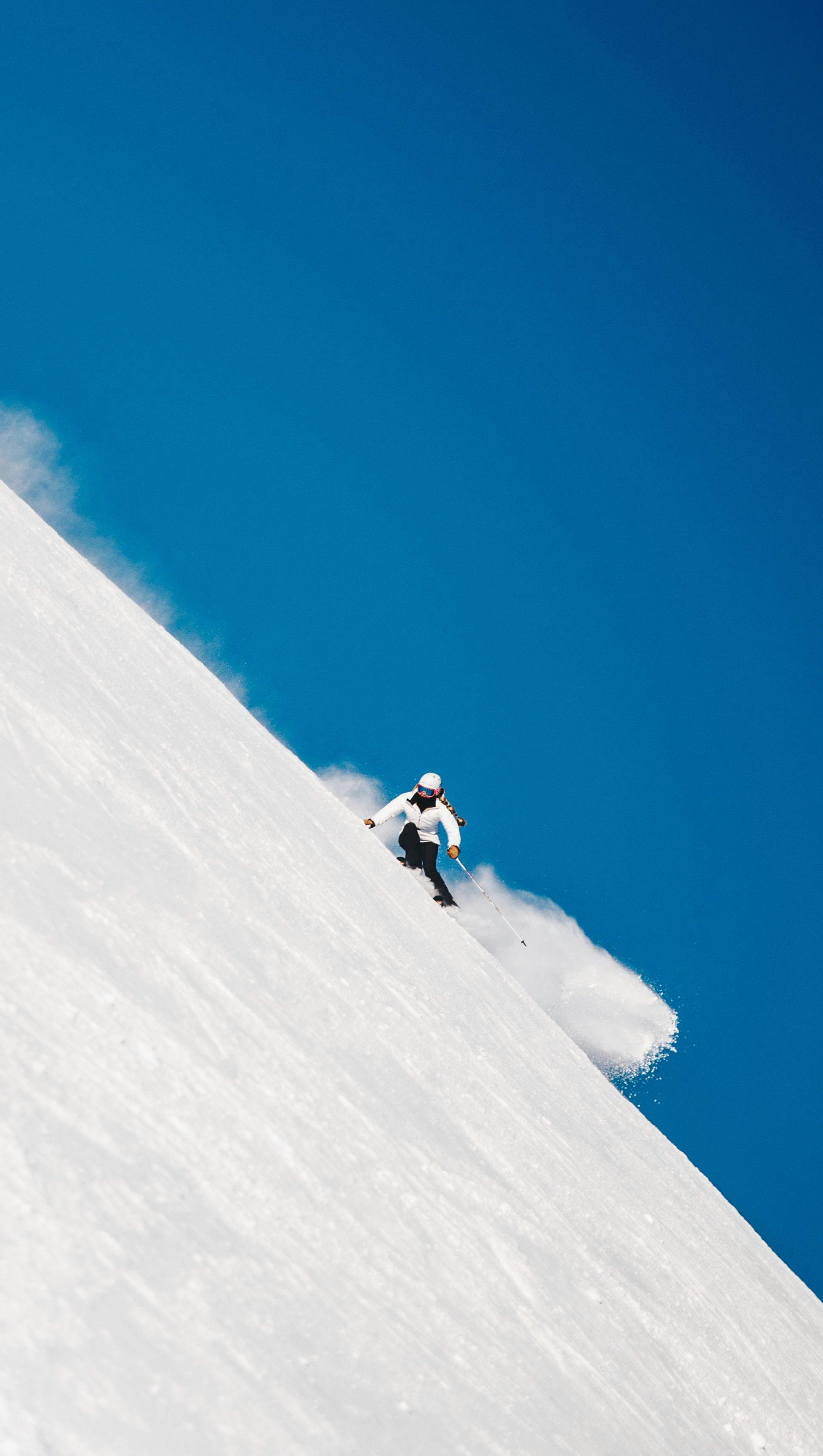 Woman skiing in Geilo Norway.