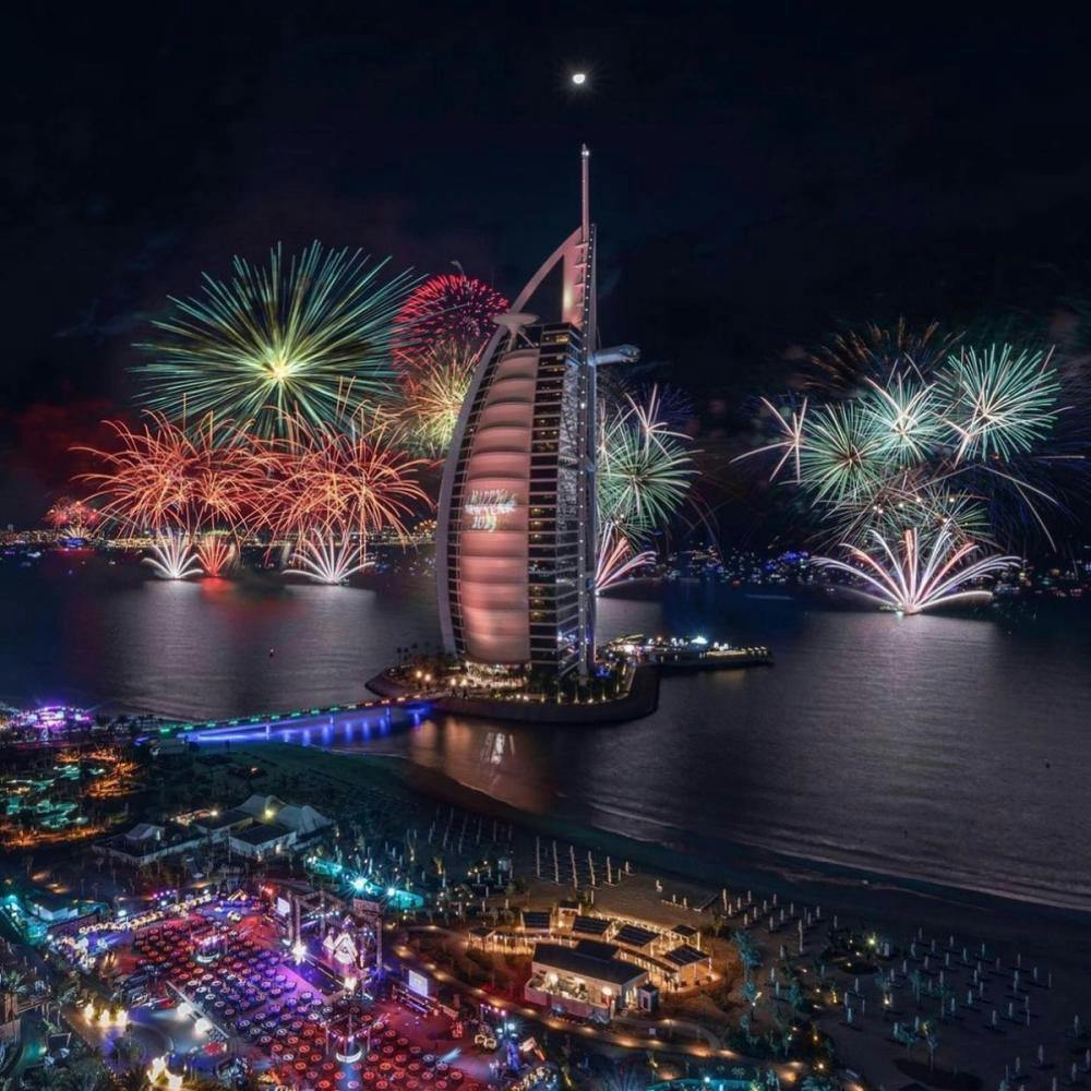 Fireworks in Dubai in New Year's celebrations