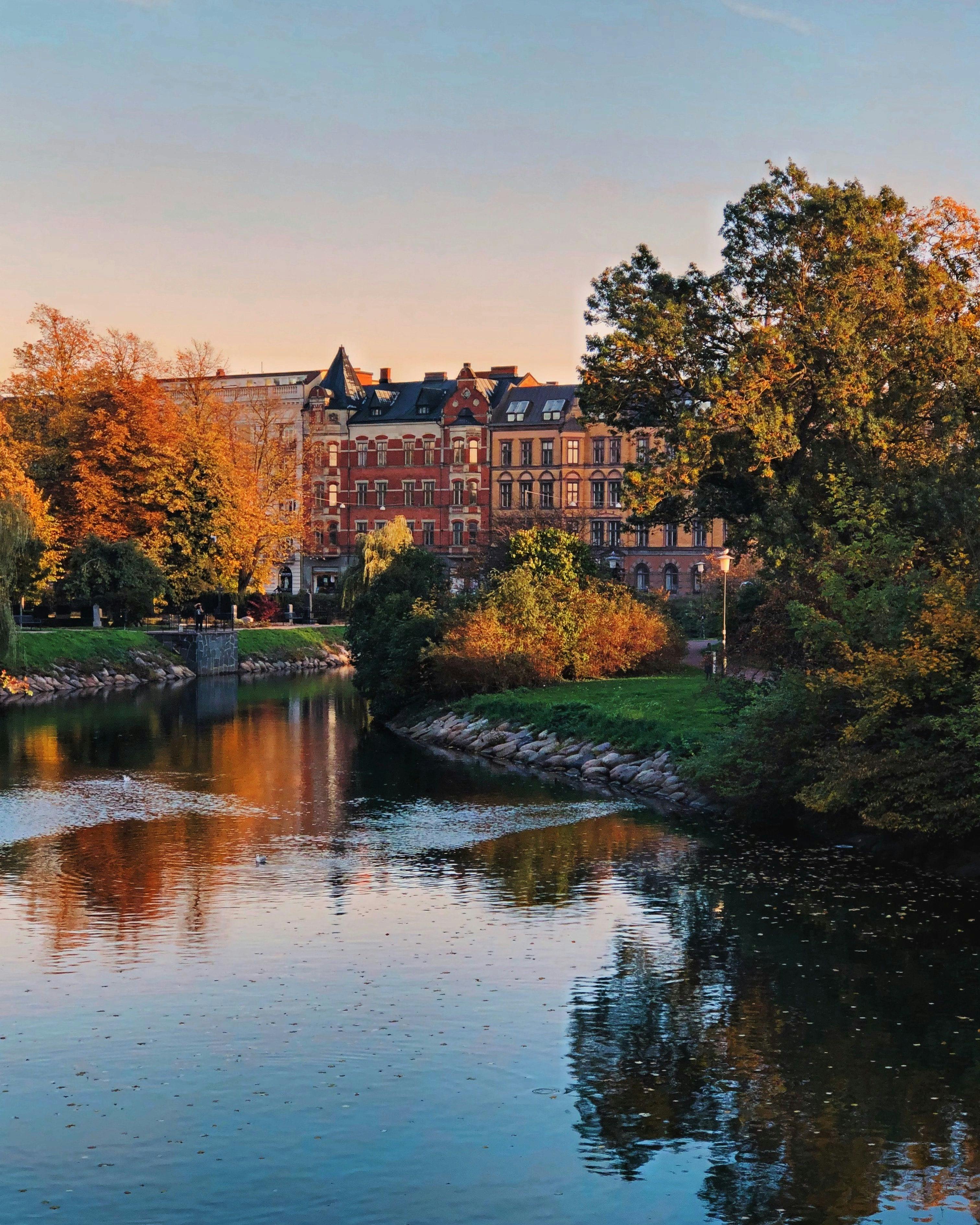 City of Malmö during autumn.