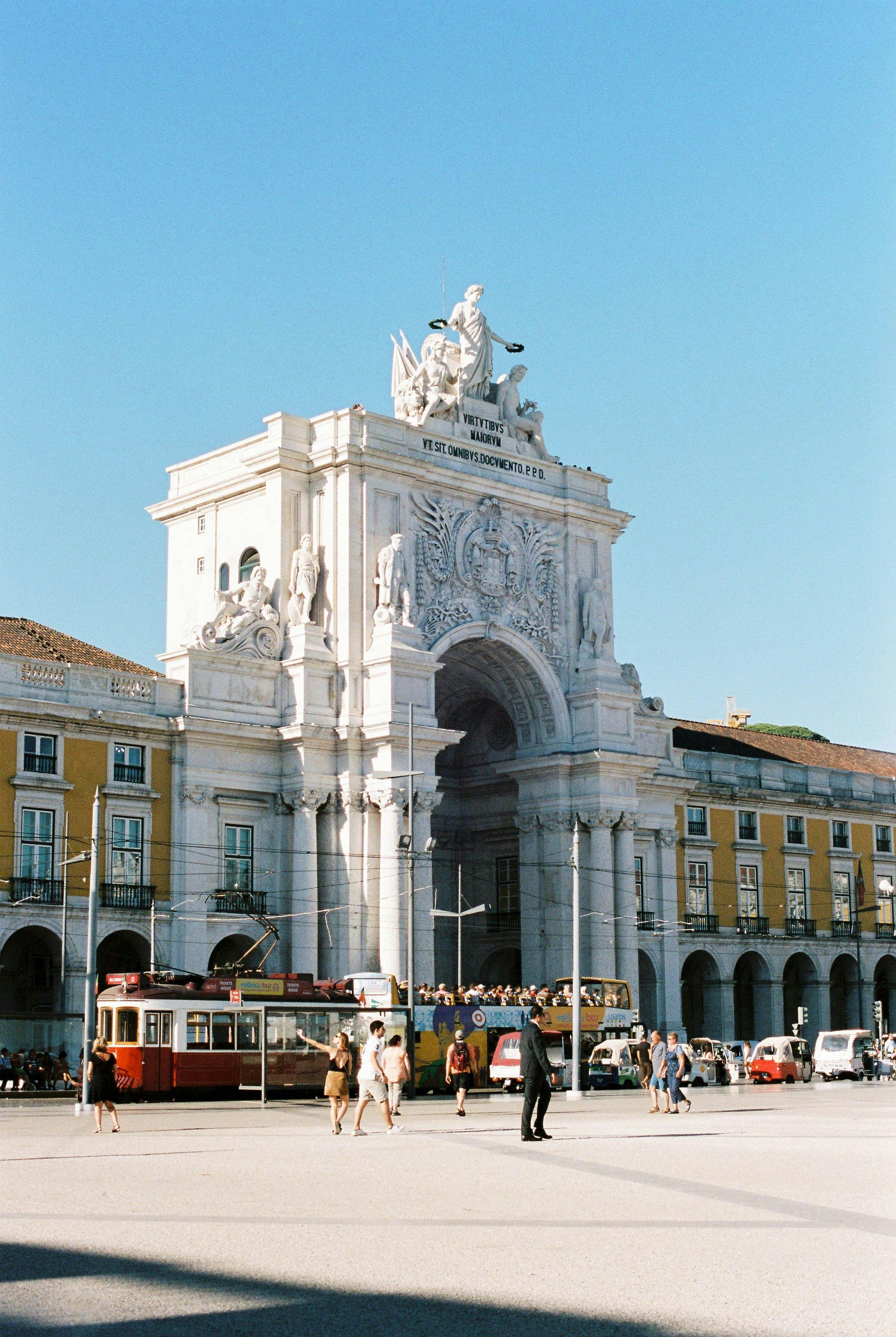 Praça do Comércio in Lisbon, Portugal.