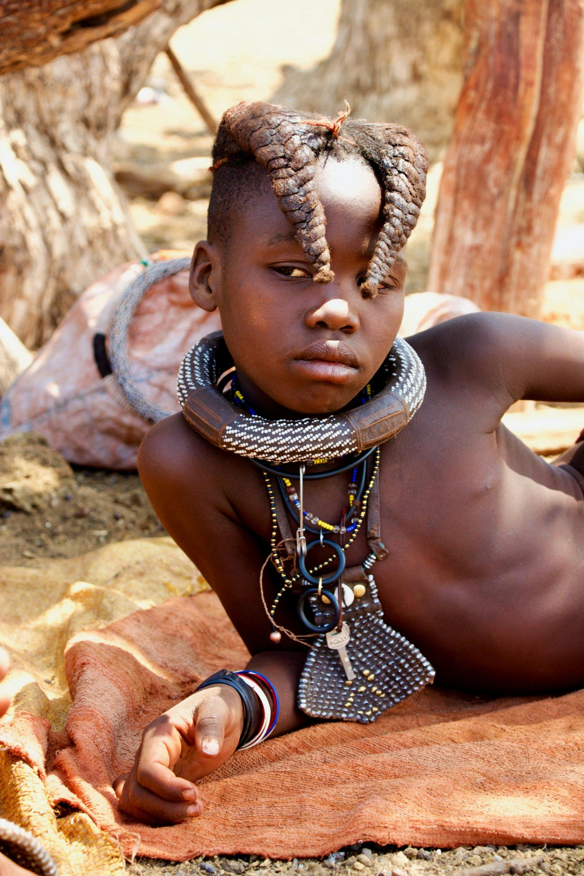 Himba boy in Namibia.