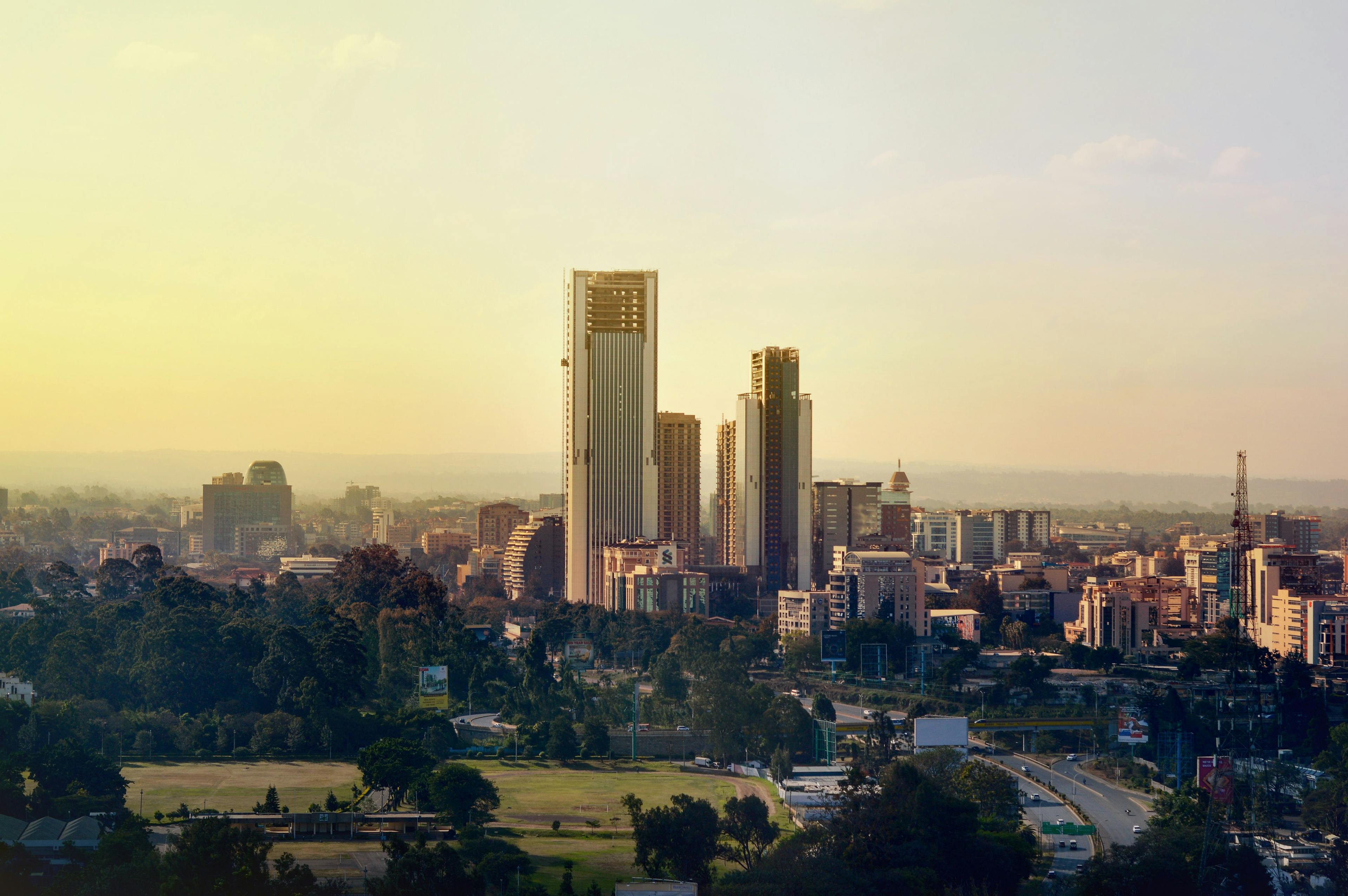 View on Nairobi Kenya.