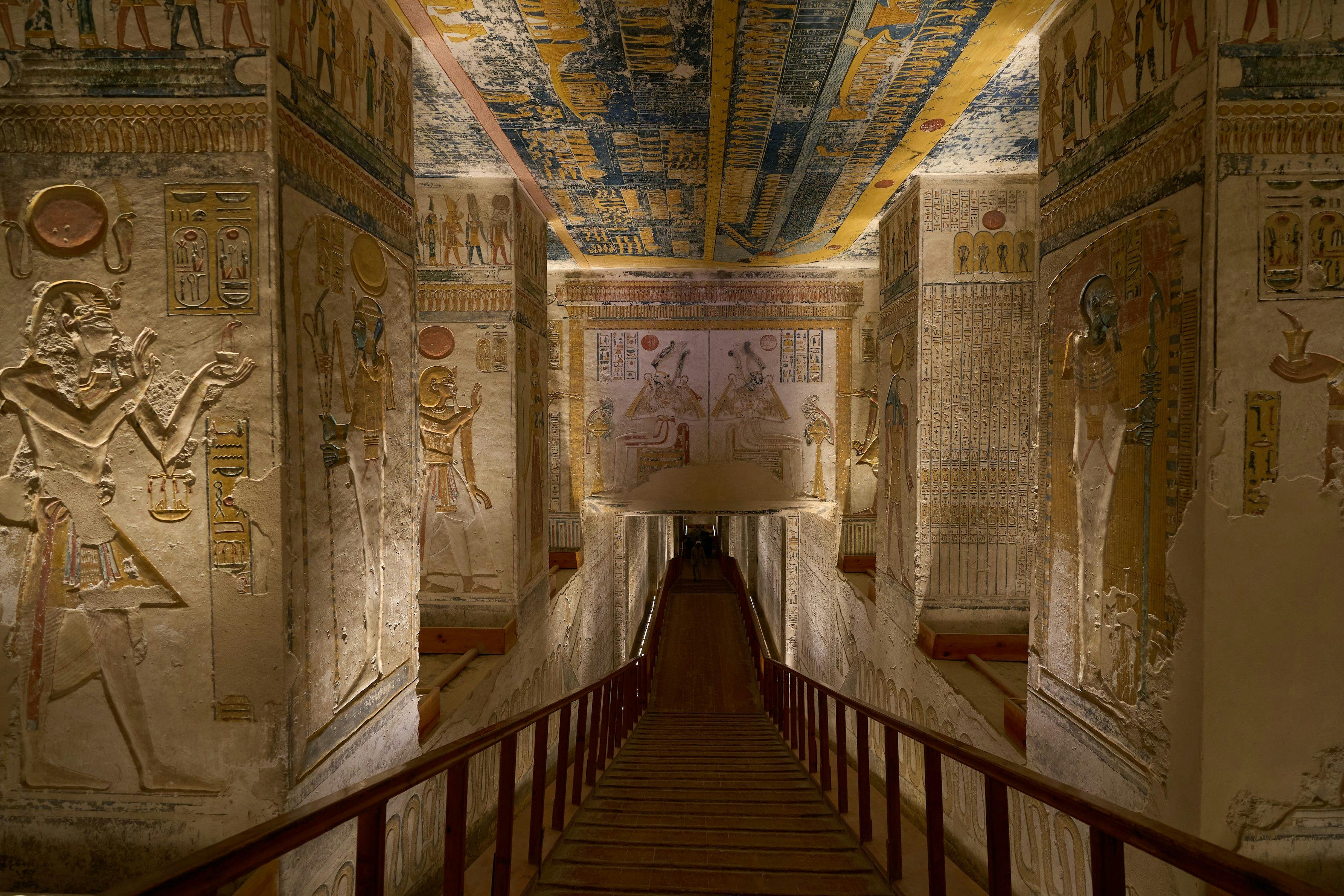 Tomb of Pharaohs in Luxor Egypt.