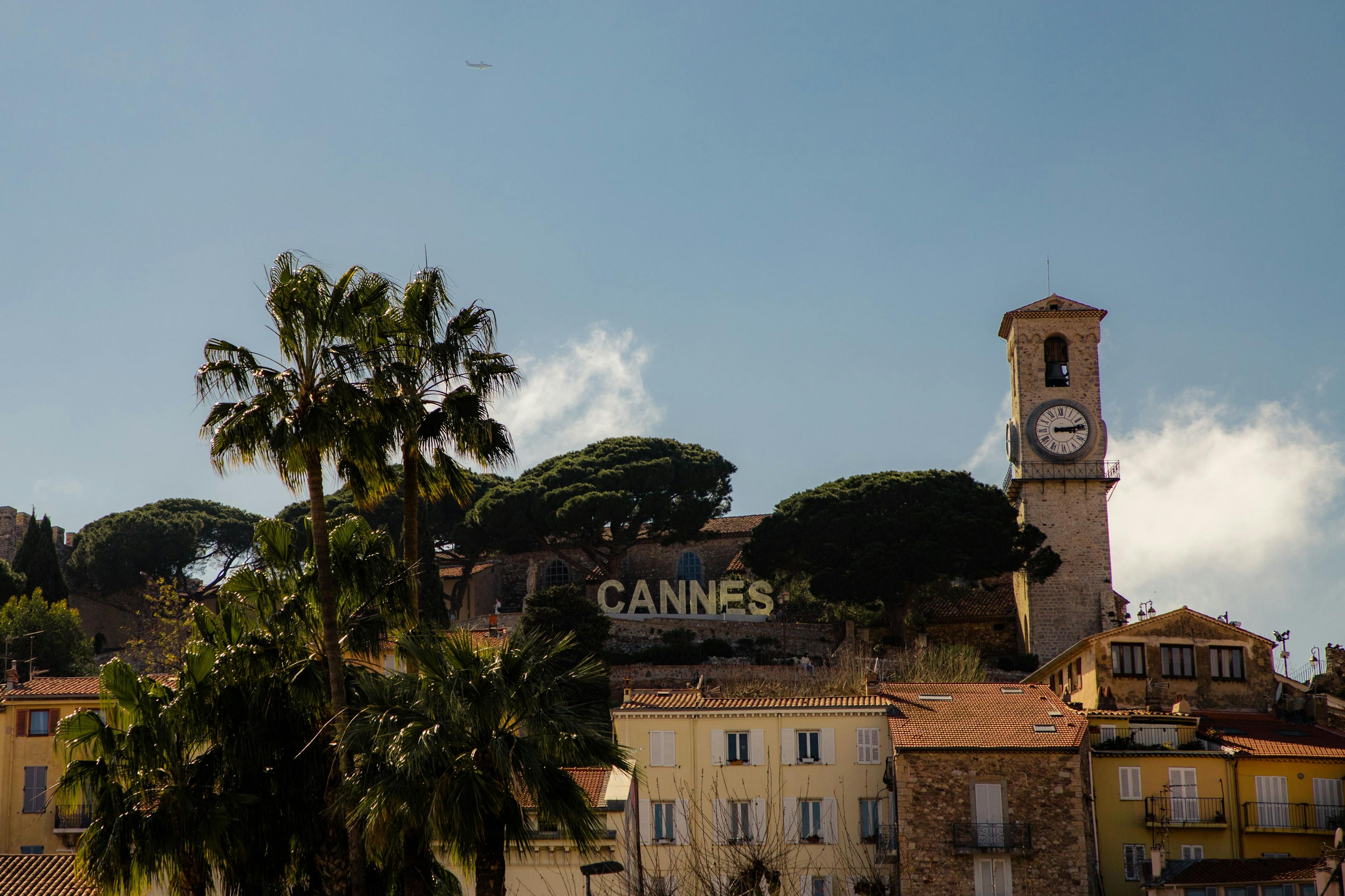 Cannes old town in France