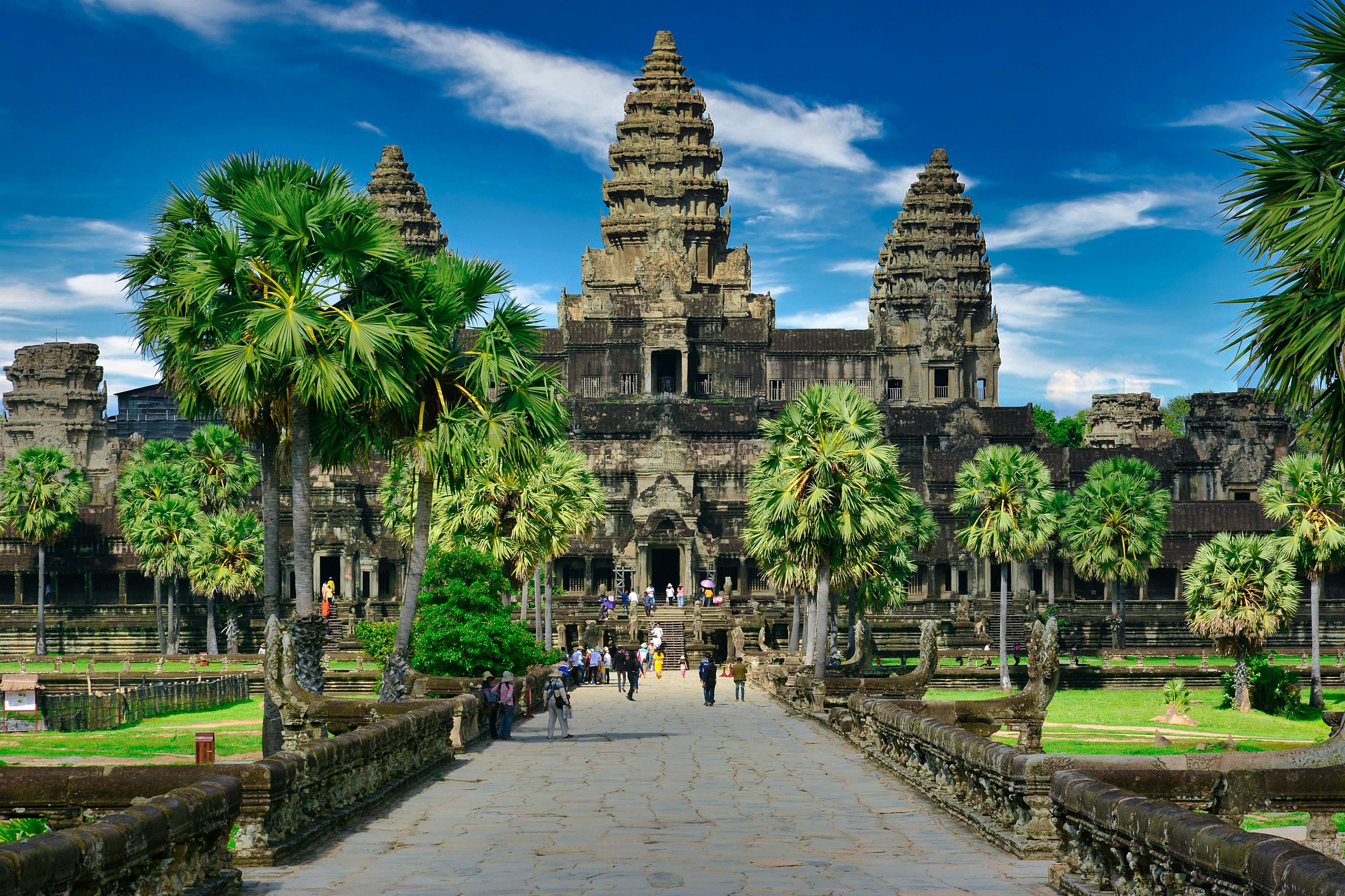 Angkor Wat temple in Cambodia.