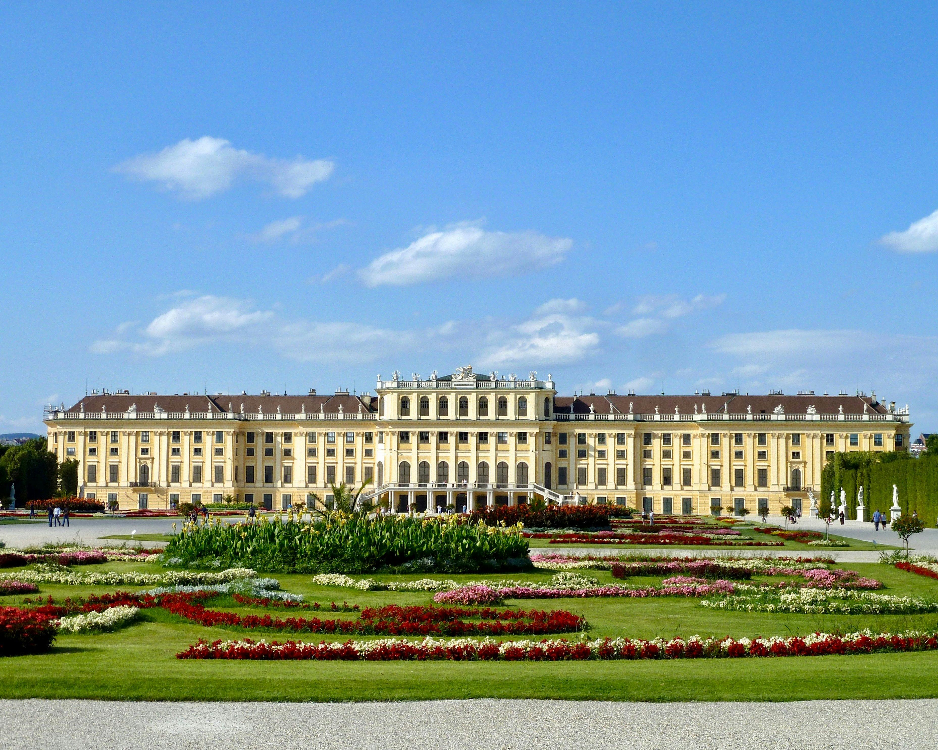 Schönbrunn Palace in Vienna in Austria