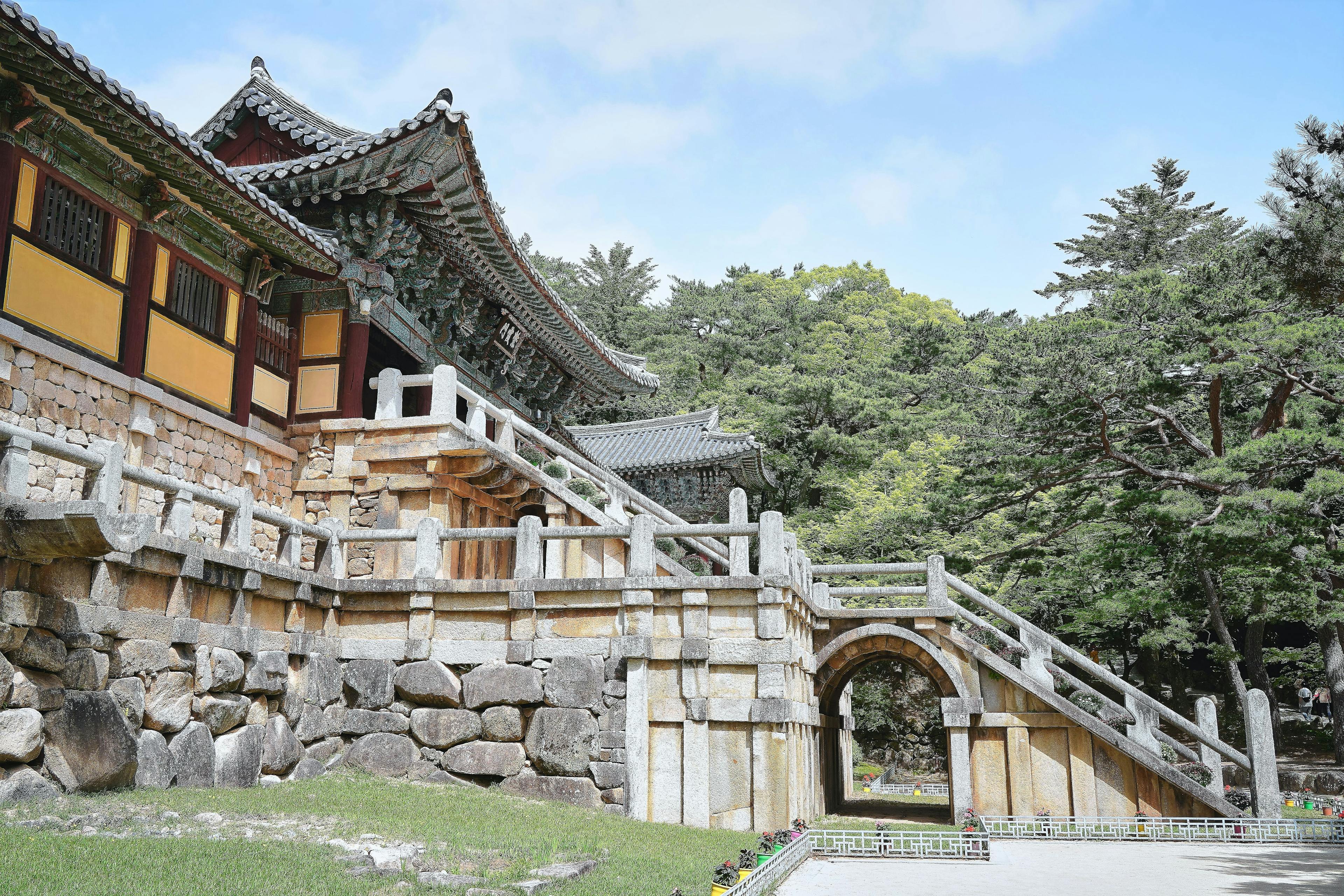 Bulguksa Temple in Gyeongju, South Korea.